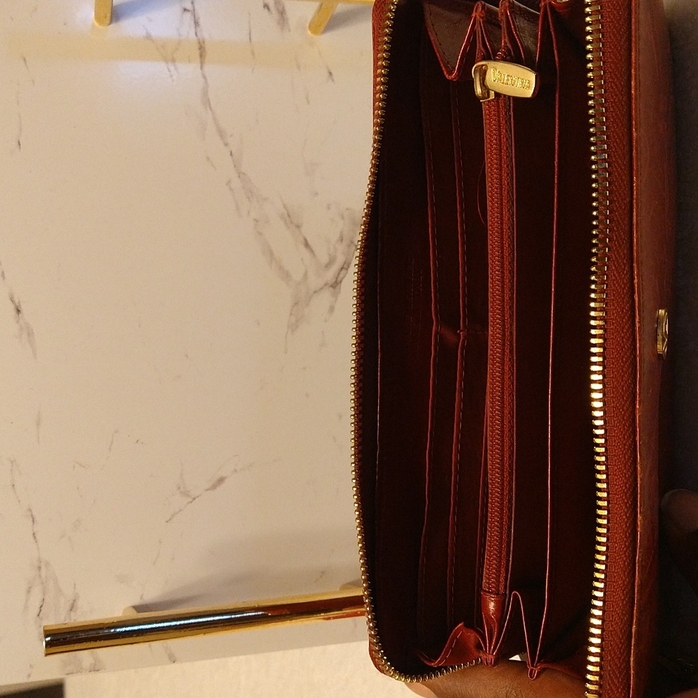 VALENTINA floral leather wallet - Picture 6 of 8